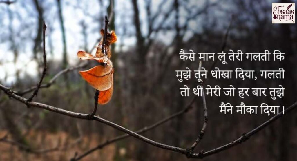 Status ke liye Dhokebaaz Shayari photo, heartbreak aur bewafai ki lines