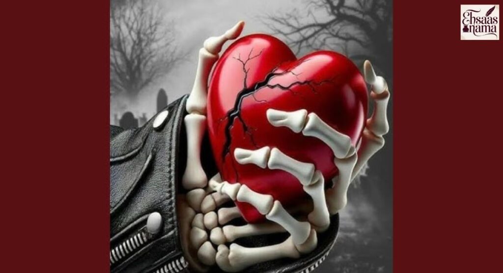 Khamosh Dard Samjhati Dil Shayari in Hindi expressing silent pain