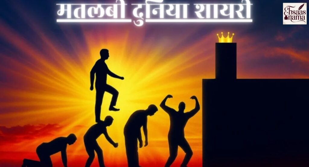 Matlabi logon ke bartao aur fitarat par shayari