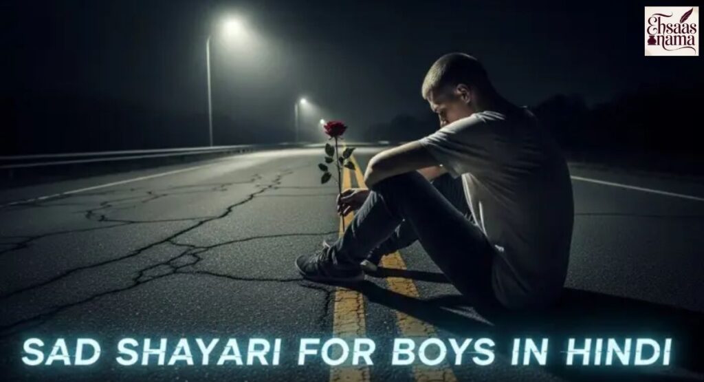 Sad Shayari for boys about deep connection with loneliness
