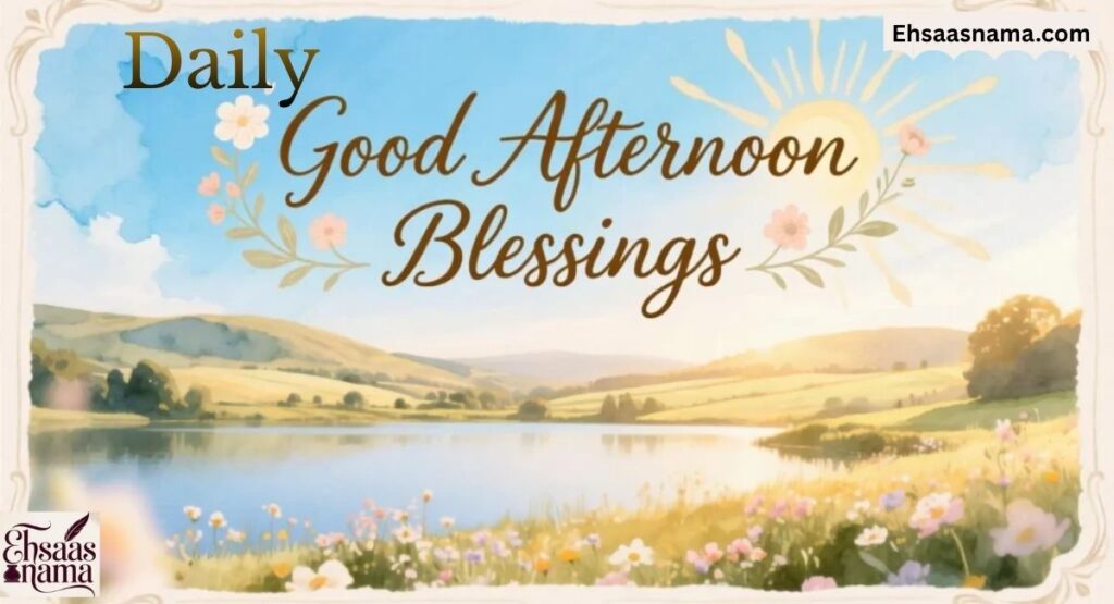 Good Afternoon Blessings