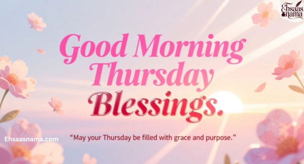 Good Morning Thursday Blessings