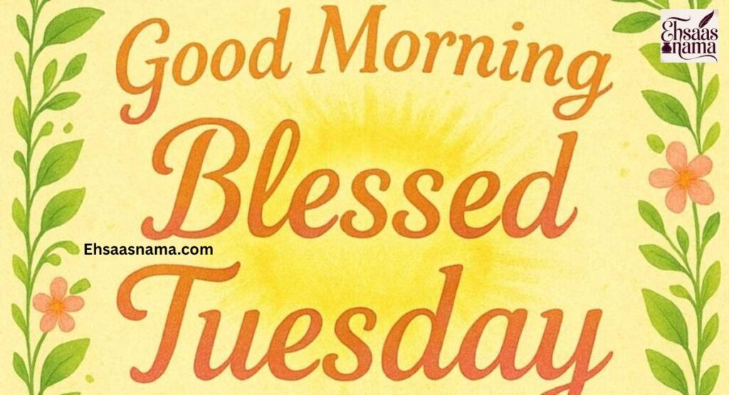 Good Morning Tuesday Blessings