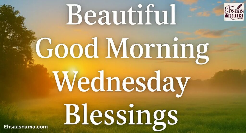 Good Morning Wednesday Blessings