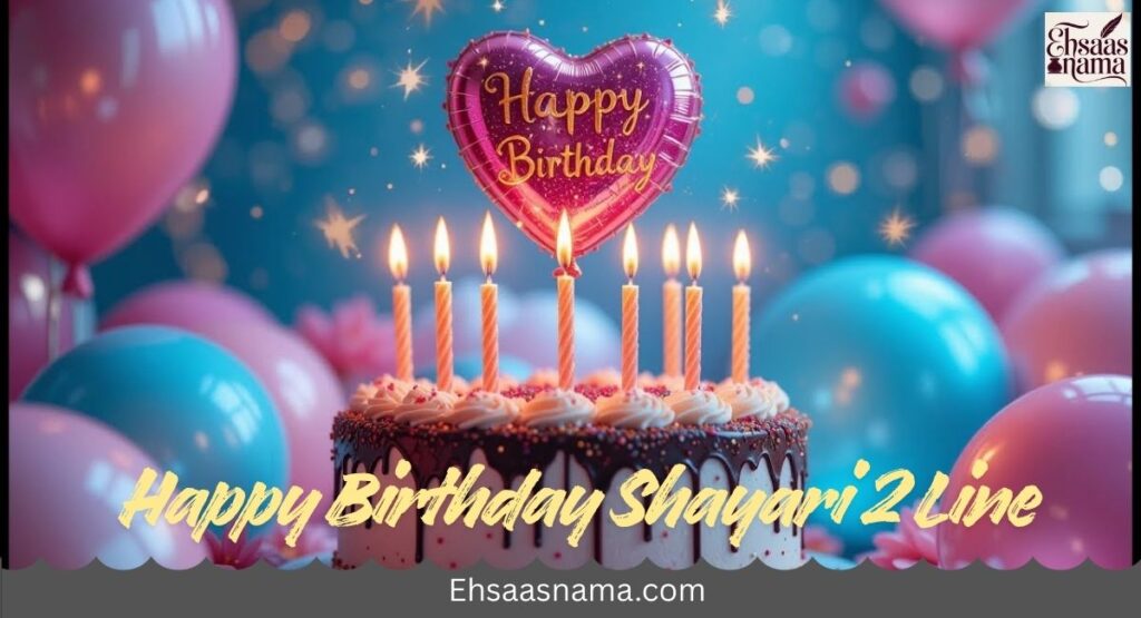 Happy Birthday Shayari 2 Line