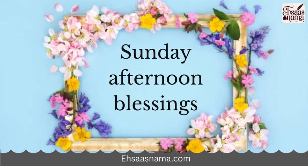 sunday blessings