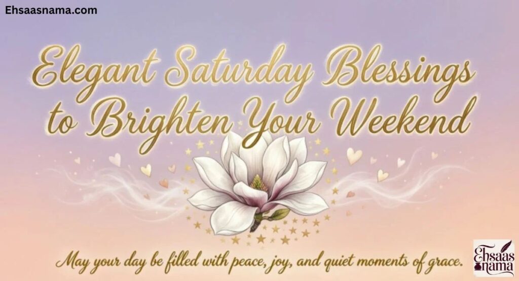 Saturday Blessings