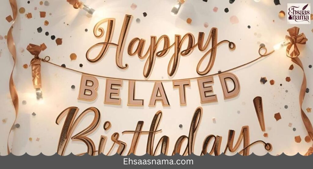 Belated Birthday Wishes