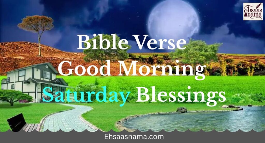 Good Morning Saturday Blessings