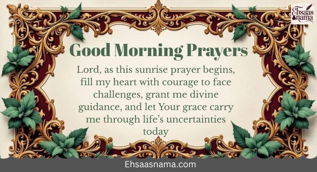 Good Morning Prayers