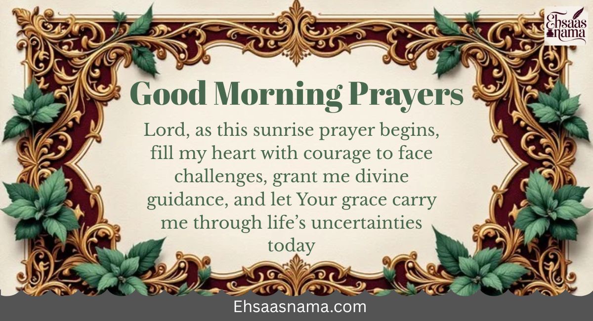 Good Morning Prayers
