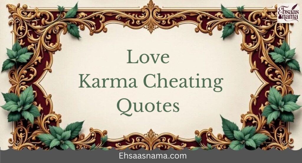 Karma Cheating Quotes