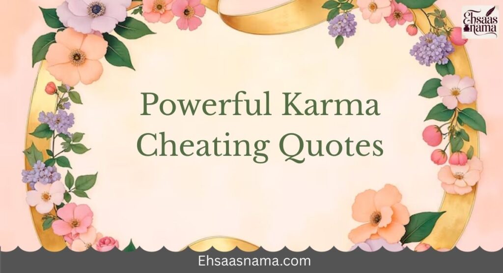 Karma Cheating Quotes