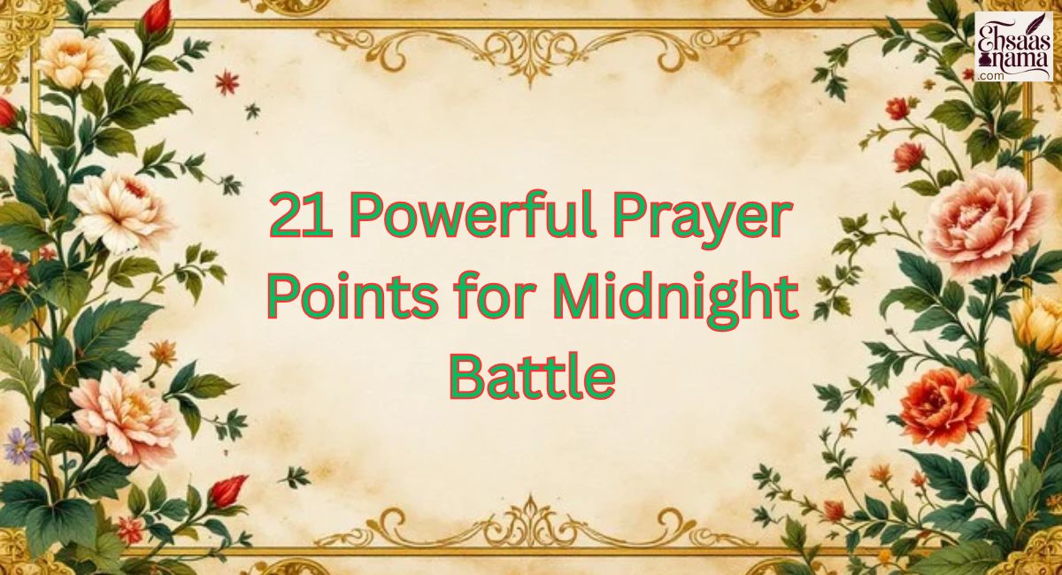 Midnight Warfare Prayer Guide (2026) Powerful Prayer Points with ...