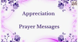 Appreciation Prayer Messages