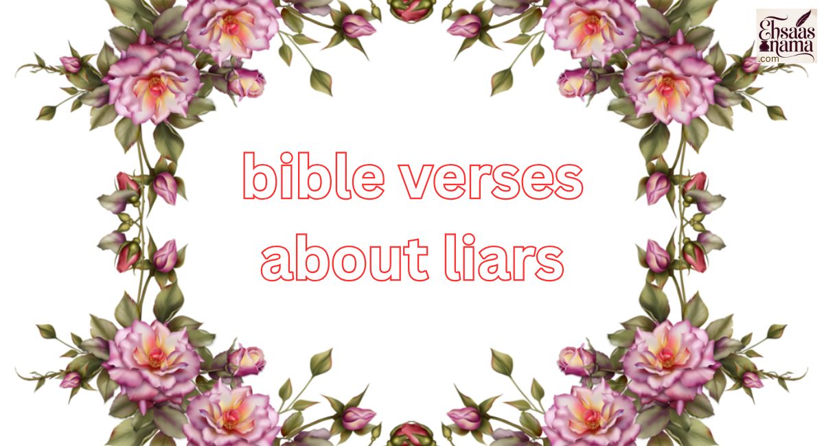 bible verses about liars