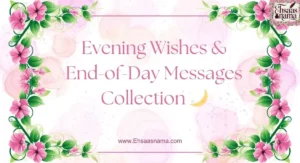 Evening wishes & end-of-day messages
