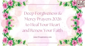 Forgiveness & mercy prayers