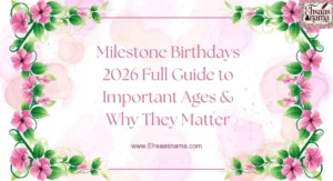 Milestone birthdays