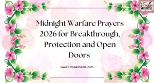 Midnight / warfare prayers